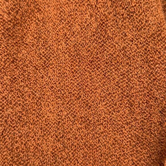VTG 60s/70s Jantzen 3 Under Dave Marr Grandpa Cardigan burnt orange Sz XL - Picture 6 of 9